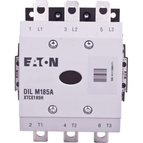 Contattore di potenza 185A 3P 24VDC 2NO 2NC DILM185A/22(RDC24) 139540