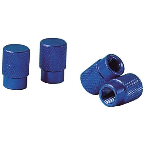 Sport-Cap, set 4 tappi coprivalvola - Blu (1/2)