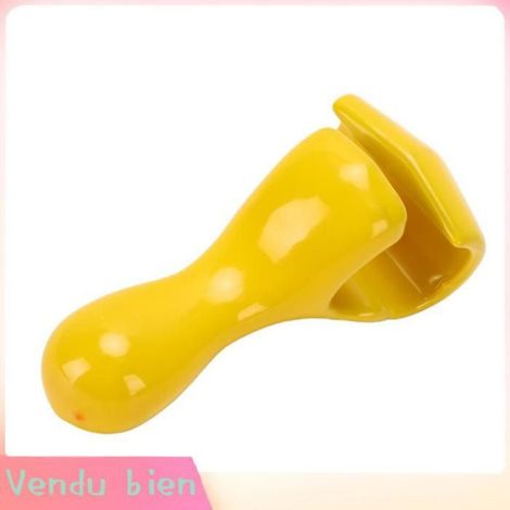Support de Pneu en Fonte Anti-rayures avec Revêtement en Caoutchouc Jaune (1/4)