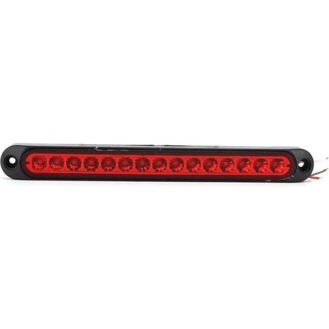 Feu arrière de freinage à 15LED 10V-30V, étanche IP67, adapté aux camions, remorques de bateaux semi-cargos, rouge,de