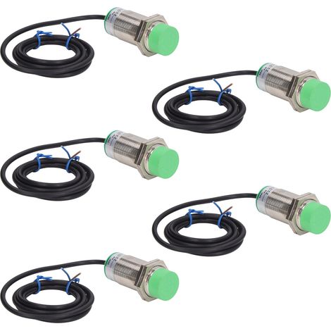 5 Stück Annäherungssensor-Schalter, nicht eingebettet, PNP, Hochfrequenz, IP65, induktiver Näherungssensor, AC 90–250 V (1/5)