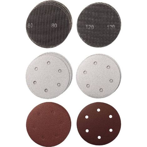 Einhell italy set 15 discos de lijado diÁmetro 225 mm para lijadora de pared 49491066