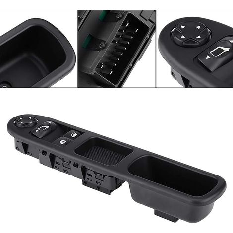 ZEALfix 6554.QC Fensterheberknopf für Peugeot 207 CC SW (vorne links) – Steuerung für elektrische Spiegelverstellung – Fensterheberschalter (1/5)