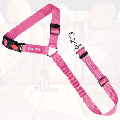 Ceintures de sécurité pour chien de compagnie, chat, appuie-tête de voiture, câbles de sécurité réglables, harnais de ceinture de sécurité pour véhicule (1/5)