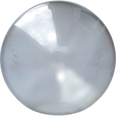 Bola policarbonato prismática incolora con boca Incoloro Ø500 Incoloro Ø500