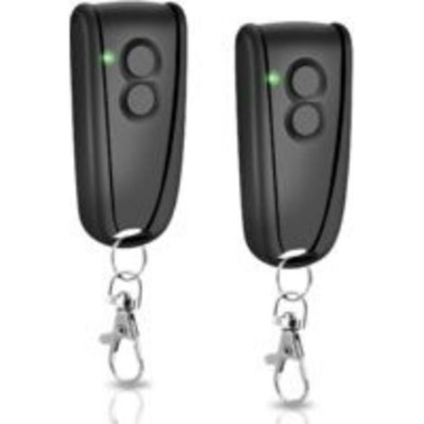 Telecommande Universelle Portail433,92 MHz Telecommande Porte Garage, 2 Boutons Telecommande Portail, Compatible Avec Ecostar RSC2, RSE2 Telecommande, Compatible Avec Liftronic 500, 700, 800 Porte de