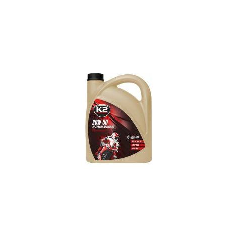Huile moteur K2 20W50 4 temps, ester, 5 L