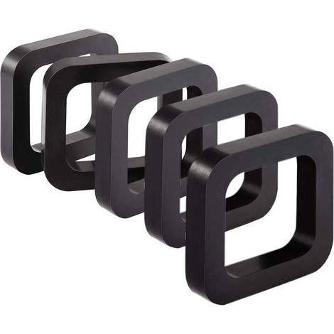 Lot de 5 pièces : blocs amortisseurs pour attelage de remorque, coussinets insonorisants, blocs de protection en caoutchouc pour remorque (1/5)