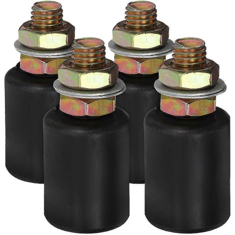 Galets de guidage pratiques en nylon pour portail coulissant, avec poulie et rail - lot de 4