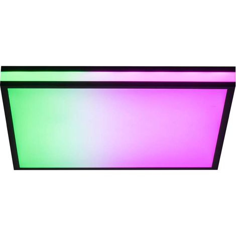 Plafoniera plafoniera soggiorno lampada dimmerabile telecomando RGB LED L 45 cm (1/5)