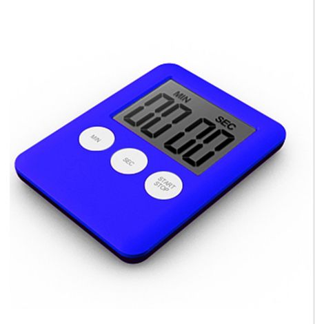 Minuteur numérique magnétique - Horloge de cuisine bleue (1/3)
