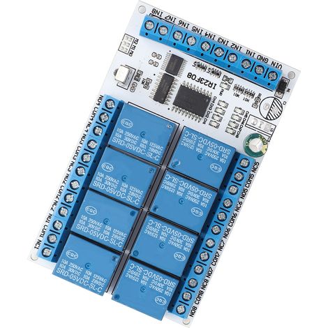 Module relais 8 voies télécommande infrarouge interrupteur multifonction récepteur IR 5V (1/5)