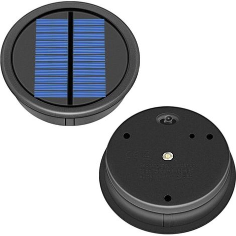 10 Pièces Panneau solaire,LED blanc chaud,Batterie 600mAh,Lanterne solaire,Jardin (1/5)