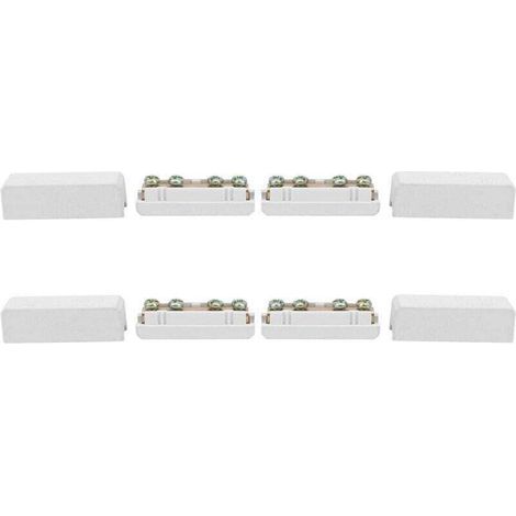 Ulisem 4 piezas I 16 Bloque de terminales de tornillo para cable de 16 mm², bloques de terminales de tornillo aislados, bloques de terminales de conexión de cable eléctrico para cables de 2,5 mm² a 16 (1/4)