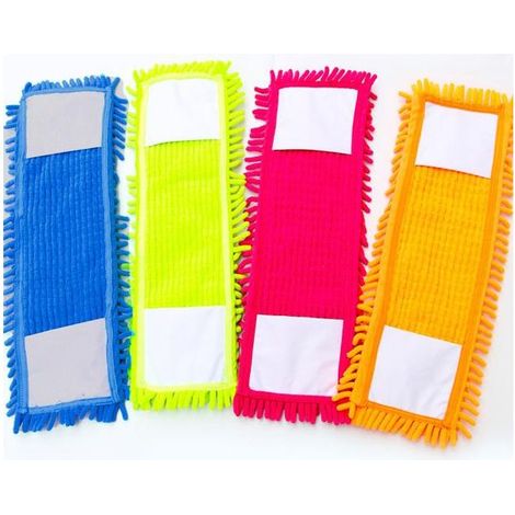 housses de rechange pour balai à franges - Housses de balai à franges en microfibre chenille pour un nettoyage en profondeur de votre salon (1/5)