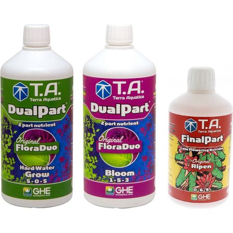 Starter kit DUALPART eau dure en litre - Terra Aquatica
