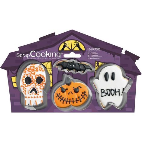 4 emporte-pièces Halloween