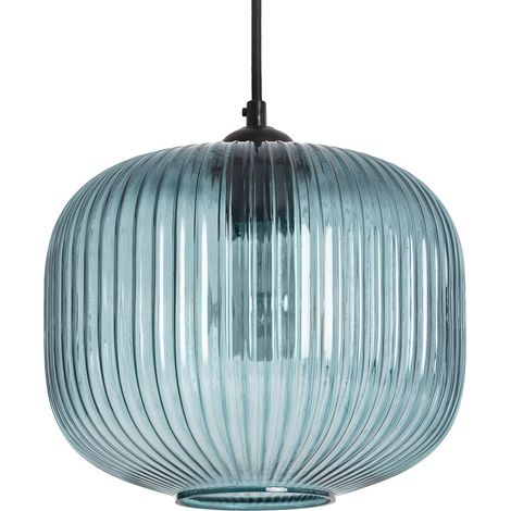 Pendelleuchte Glas Modra Blau (1/5)