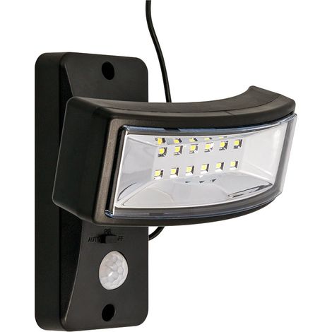 EZ SOLAR Applique murale solaire 250 Lumens détecteur de mouvement avec panneau solaire déporté pour une installation flexible et une efficacité optimale. (1/10)