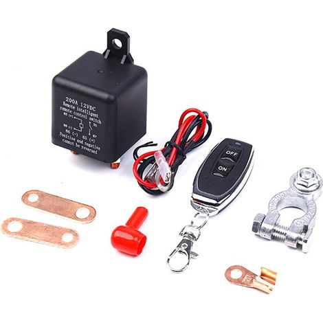 Kit interruttore automatico intelligente per batteria auto, telecomando wireless, isolatore di disconnessione wireless 12V, relè di disconnessione