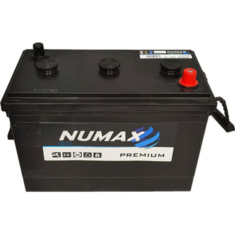 Numax – Batterie de démarrage 6V 160Ah – Technologie classique CA/CA – Intensité de démarrage 1000A – Dimensions 330x174x236mm