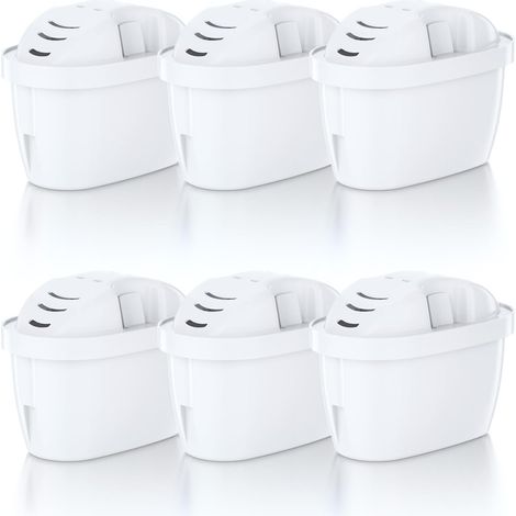 Cartouches de Filtre à Eau Compatibles avec BRITA MAXTRA+｜Recharge Brita Économique pour Carafe Filtrante｜Alternative à Cartouche Pack de 6