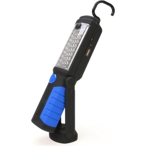 Lampe d'inspection LED rechargeable avec aimant, lampe de travail LED rechargeable, lampe de poche LED pour l'inspection et le travail (1/5)