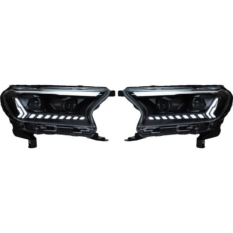 Gruppo ottico anteriore, tecnologia LED, design della lente del proiettore, full LED, guida a sinistra (1/2)