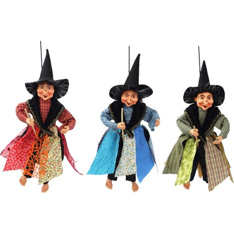 Signes Grimalt Figura Mitológica Novedad Bruja 3U Novedad Multicolor 14x13x38cm 39944