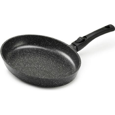 Poêle à Poisson PREMIUM 35 x 25 CM Fonte d'Aluminium Manche Amovible - Pradel (1/2)
