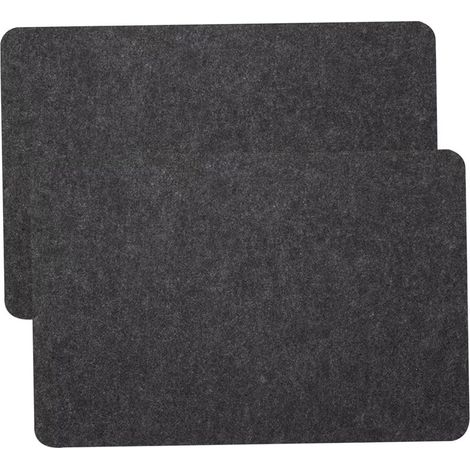 2pcs Tapis résistant à la chaleur pour friteuse à air, tapis résistant la chaleur de 44 x 30cm, de cuisine protecteur plan travail pour four, cafetière (1/5)