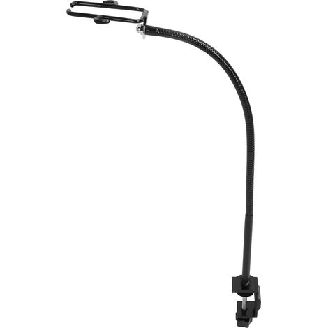 Support mains libres pour sèche-cheveux, angle réglable, en alliage d'aluminium, fixation par pince pour plan de travail (1/5)