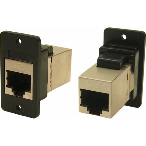 Connecteur RJ45 cat 6 RS PRO Femelle Montage panneau, ports ( Prix pour 1 )