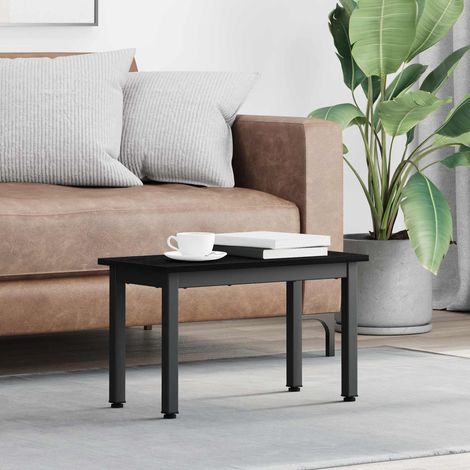 Couchtisch Schwarz Eichen-Optik 60 x 30 x 36 cm Holzwerkstoff