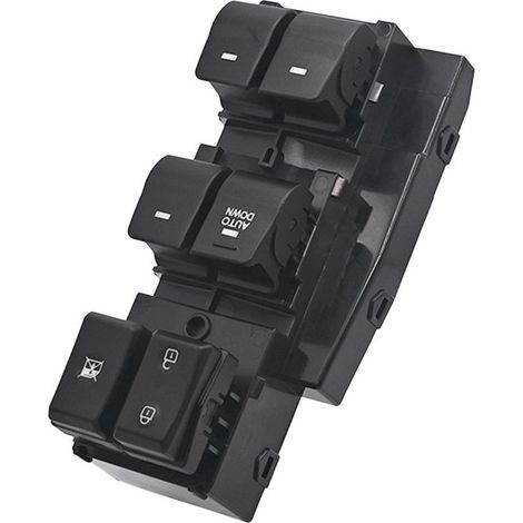93570-F2100 est un interrupteur à bouton-poussoir pour les vitres électriques des voitures Hyundai Elantra. (1/4)