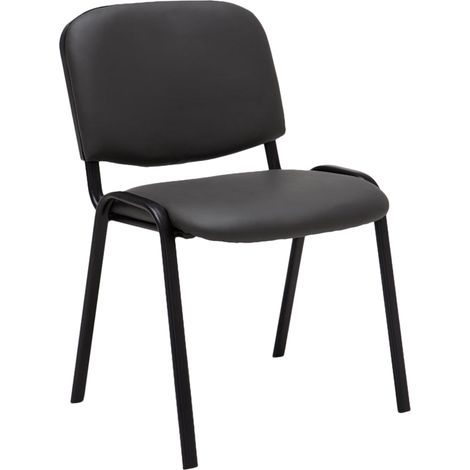 Stapelstuhl Ken Kunstleder grau (1/5)