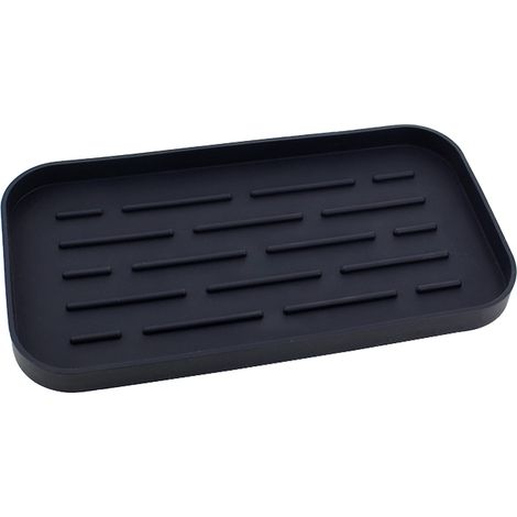Porte-éponges - Organisateur d'évier en silicone pour éponge, distributeur de savon et autres accessoires de vaisselle (1/5)