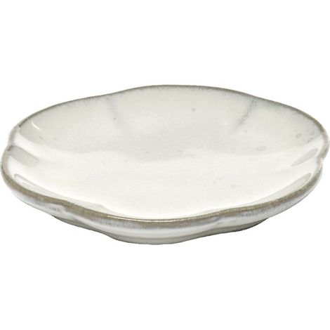 SERAX Inku Teller gerippt L Inku White, ø: 89 mm