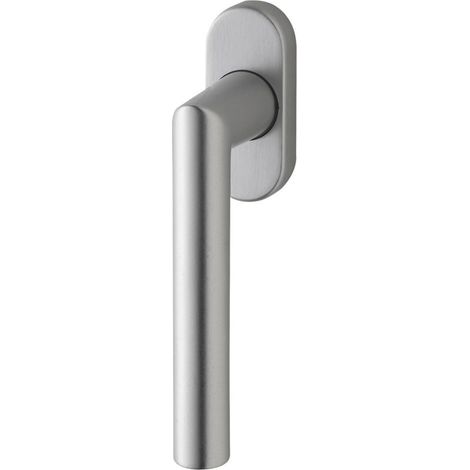 edi DK-Fenstergriff Janus 1010/1000 mit ovaler Rosette,VK7x35 Edelstahl matt (1/3)