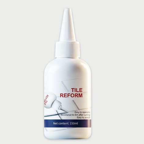 Joint de carrelage blanc, 150 ml, imperméable, anti-moisissure, pour salle de bain, cuisine et sols (1/5)