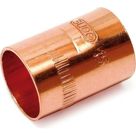 FPLUS manguito cobre h-h 18 , Manguito de cobre h-H-H DE 18 MM.