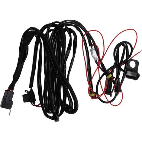 Motorrad-Lenkerschalter für LED-Nebelscheinwerfer, wasserdichter Kabelbaum für Quads und Geländemotorräder, 1,6 Meter (1/5)