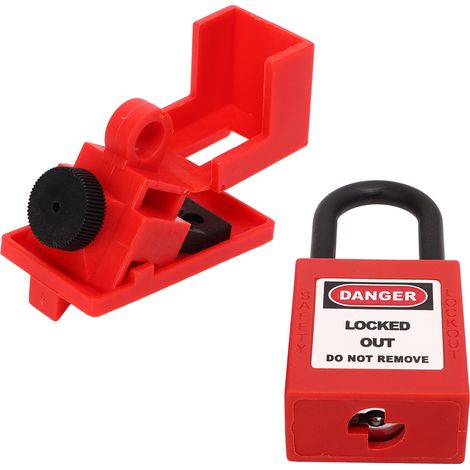 Cadenas de Sécurité pour Disjoncteur 38mm - Kit de Verrouillage Électrique Industriel et Isolation CB 07 (1/5)