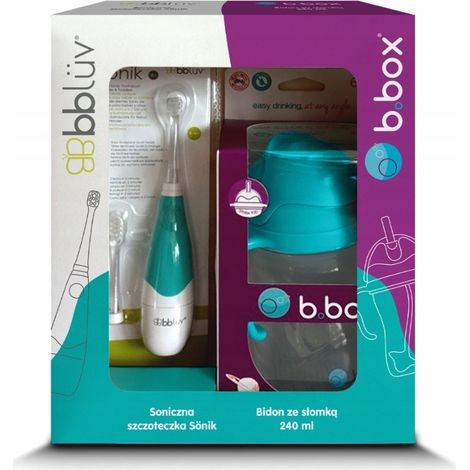 Cepillo de dientes sónico BBLÜV Sonik + botella B.BOX de 240 ml color azul, 1 unidad. (1/5)