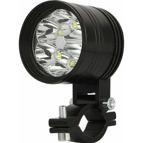 1 pièces Super lumineux blanc moto LED projecteur phare étanche Spot tête lampe conduite antibrouillard 6000K - 60W (1/5)