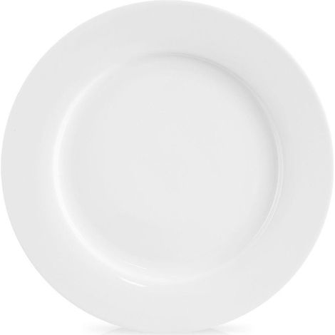 Orion Assiette en porcelaine blanc 27 cm diamètre (1/3)