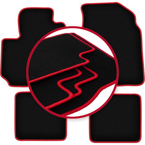 CARLUX-RED Autofußmatten für: Toyota RAV4 II FL 3-Türer (2003-2005) (1/5)