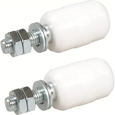 Fitags – 2er-Pack Nylon-Führungsrollen 40 x 60 mm – Schiebetürrollen – Gewindestangenbefestigung – Industrieanwendungen (1/5)