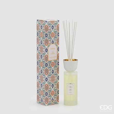 EDG Enzo De Gasperi Profumatore Bottiglia Deluxe 500 Ml H 24,5 Cm D 8 Cm Pure Gardenia Scatola Regalo