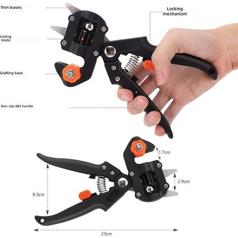 Kit de greffage pour jardin - Sécateur, couteau à greffer, machine arbres fruitiers (1/5)
